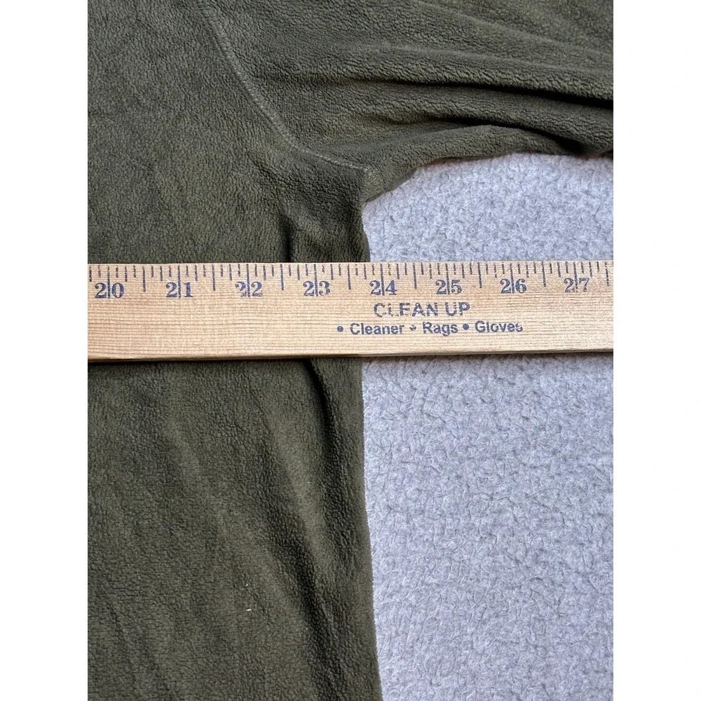 The North Face Pullover Mens‎ XL Green Quarter Zip Fleece Outdoor Hiking